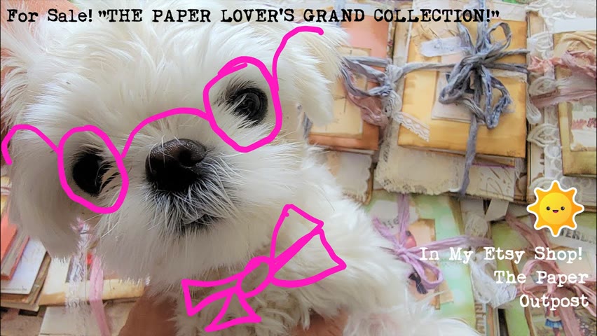 FOR SALE! DOUBLE JUNK JOURNAL PLUS FUNDLE GIFT SET! The Paper Lovers Grand Collection! Paper Outpost