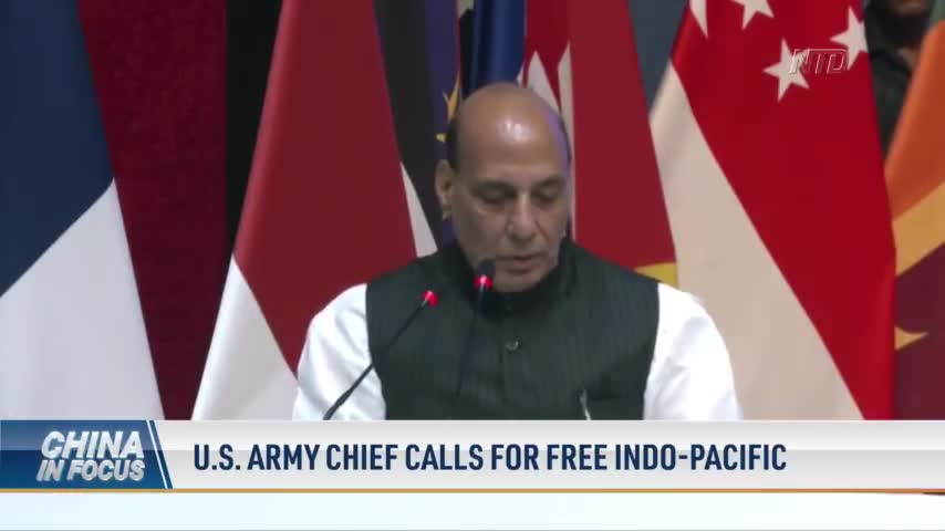 US Army Chief Calls for Free Indo-Pacific