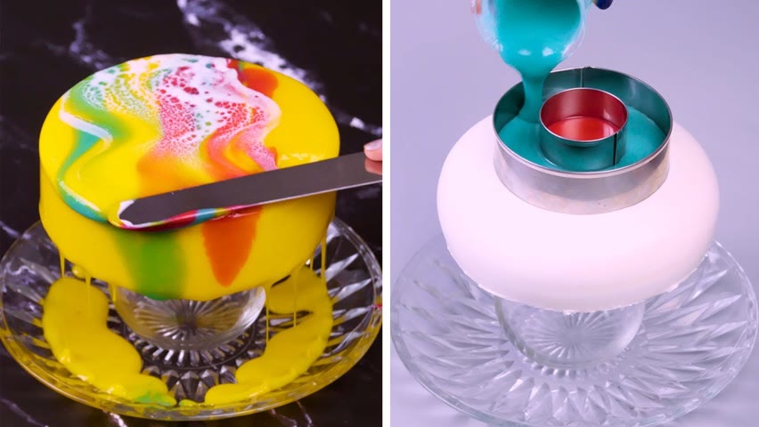 Yummy Chocolate Mirror Glaze Cake Recipe | Satisfying Cake Decorating Videos By Decorating Ideas