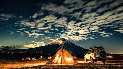 【ソロキャンプ】真冬のふもとっぱらで富士山と絶品ダッチオーブン料理/ほうとう・ジャンボつくね・カプレーゼ