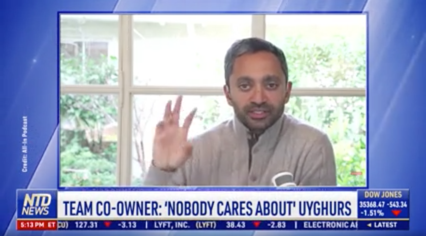 Team Co-Owner: 'Nobody Cares About Uyghurs'