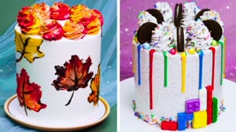 Creative Colorful Cake Art Decorating | Awesome Rainbow Cake Decorating Tutorials