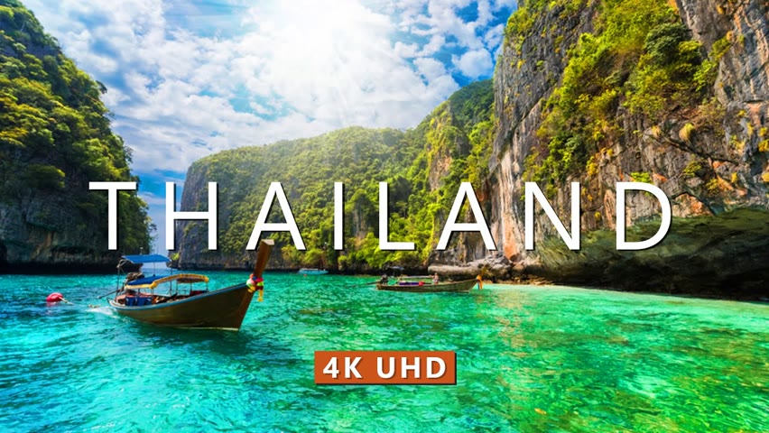 Thailand Nature (4K UHD) - Nature Relaxation Film with Calming Piano Music