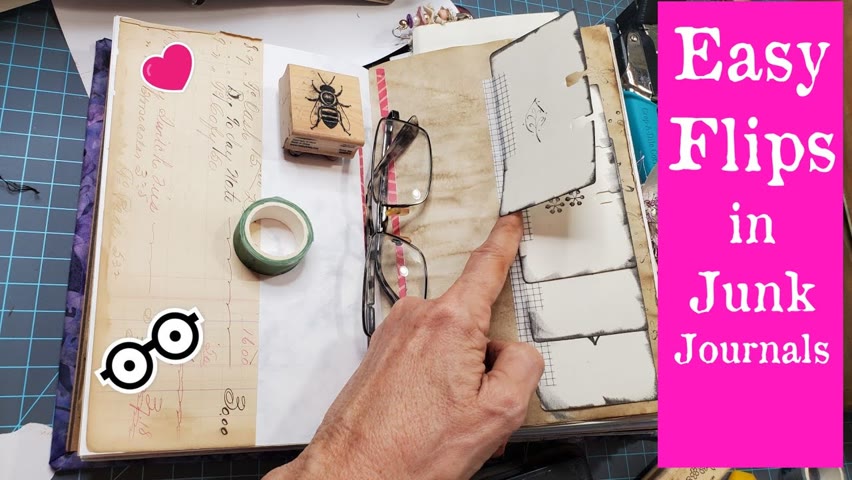 EASY JOURNAL FLIPS! 3 Styles for Junk Journals! Step by Step Tutorial for Beginners!  Paper Outpost