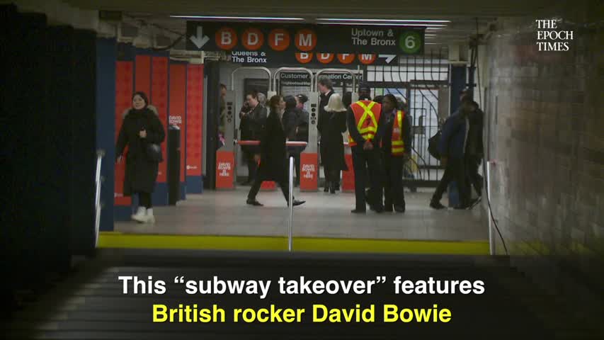 David Bowie ‘Subway Takeover’ in NYC Gives Fans a Chance to Reminisce