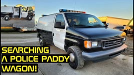 I bought a Police Paddy Wagon Prisoner Transport Van! Search it!