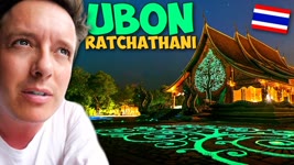 Thailand's ONLY Glow in the Dark Temple 🇹🇭 UNSEEN Ubon Ratchathani