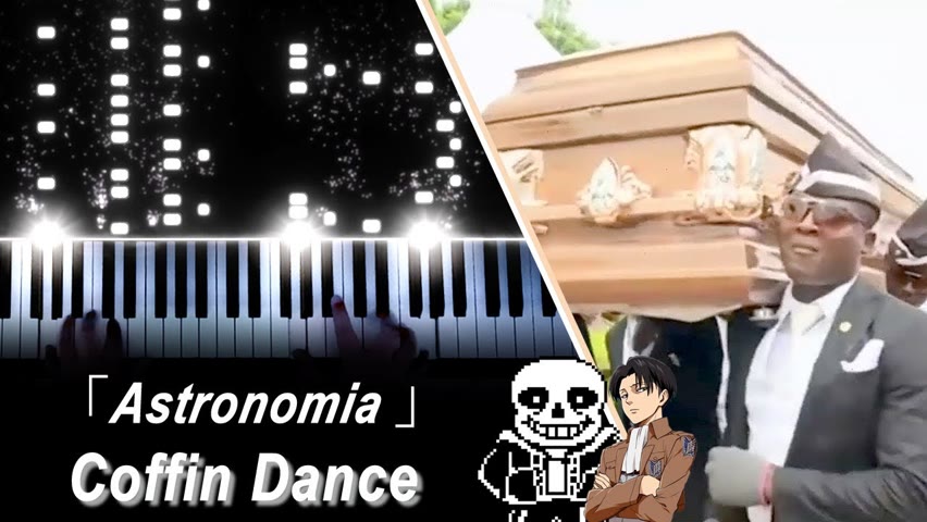 Astronomia (Coffin Dance) on Piano but...