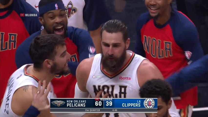 Jonas Valanciunas gonna be drug tested after this game vs Clippers 😨