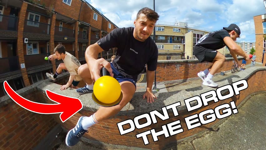 Parkour Egg & Spoon Race! Sports Day Challenge