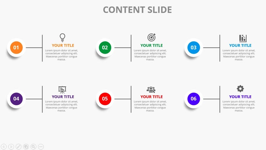 Create Simple Content Slide in PowerPoint. Tutorial No. 850