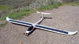 2.6M FPV Glider with Solar Cells on Wing