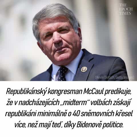 USA DNES (25. 4.): Kongresman McCaul predikuje pro republikány zisk dodatečných 40 sněmovních křesel
