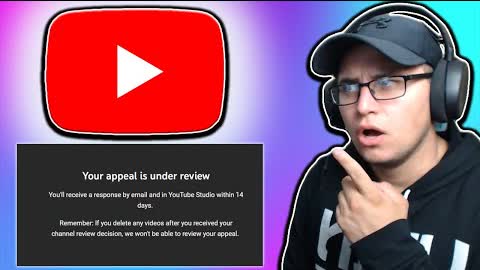 YOUTUBE 14 DAY APPEAL ON PAGE FOR 3 MONTHS??? NEED HELP ASAP!!!