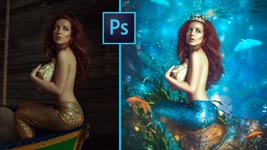 The Mermaid - Photoshop Manipulation Tutorial