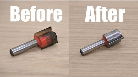 How to restore a piece of junk router bit.