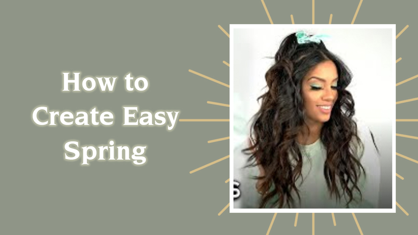 How to Create Easy Spring or Summer Beach Waves!
