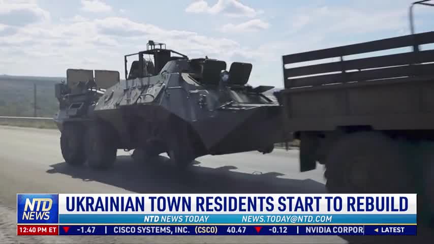 Ukrainian Town Residents Start to Rebuild