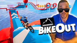 LA COURSE D'OBSTACLE IMPOSSIBLE | BikeOut sur Descenders (jeu de VTT) | (Aliexpress Haul)