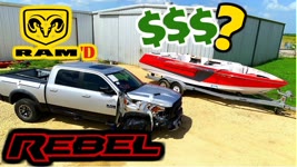 I Bought A WRECKED RAM REBEL To Tow My Flooded Super Boat