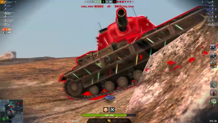 Chieftain Mk.6 9211DMG 4Kills | World of Tanks Blitz | peasantnut