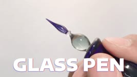 Handwriting with a GLASS PEN