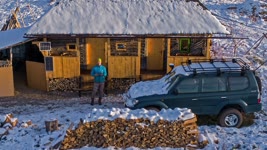 Prima zăpadă la cabană - Iarna e cel mai frumos anotimp