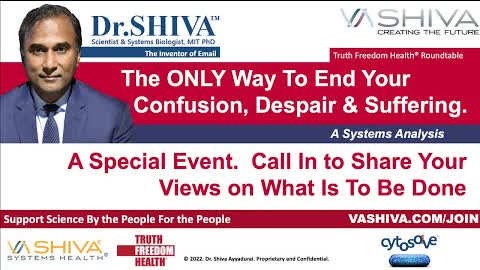 Dr.SHIVA LIVE: The ONLY Way To End Your Confusion, Despair & Suffering. 2022-08-12 21:11