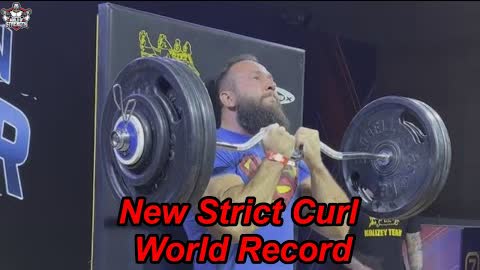 The King of the Strict Curl | Nizami Tagiyev | New Strict Curl World Record