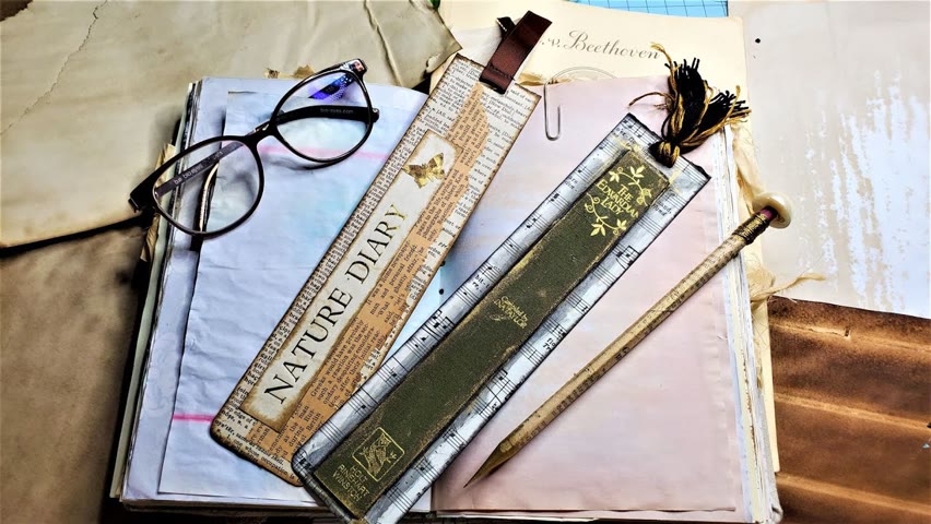 BEAUTIFUL BOOK MARKS From Cereal Boxes, Book Pages & Book Spines! JUNK JOURNAL IDEAS!  Paper Outpost