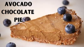Avocado Chocolate Pie Vegan - Vegan, No Bake & Gluten Free