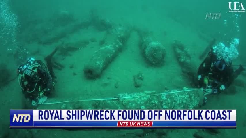 Royal Shipwreck Found Off Norfolk Coast