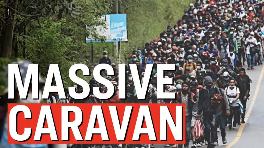 FOOTAGE: Caravan Fights With Border Police; 9000 Migrants Headed to US | Facts Matter