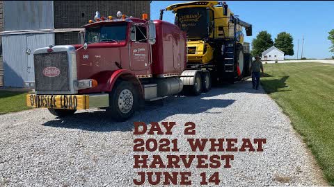 Day 2 - 2021 Wheat Harvest  / June 14 (On the road)