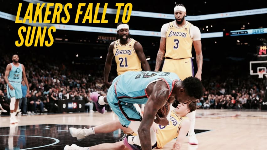 Lakers Fall To Suns Despite Massive Anthony Davis Game