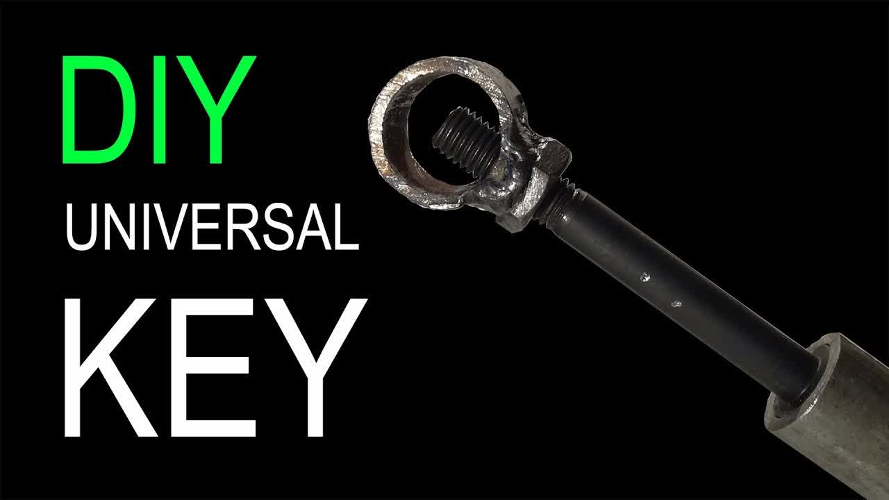 Wow! DIY Uiversal Key / How to make UNIVERSAL KEY!?