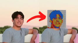 I turned my face into a Rubik’s Cube! (Rubik's Cube Art)