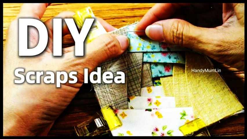 DIY SCRAPS IDEA┃HandyMumLin Sewing Project