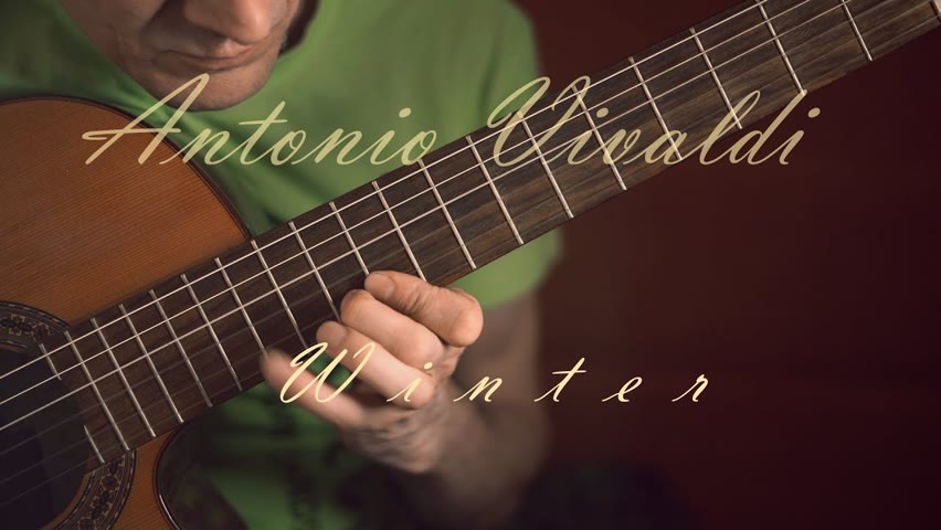 Vivaldi Winter guitar | Music 2021 - 1725 | Guitar cover acoustic | Music for the soul