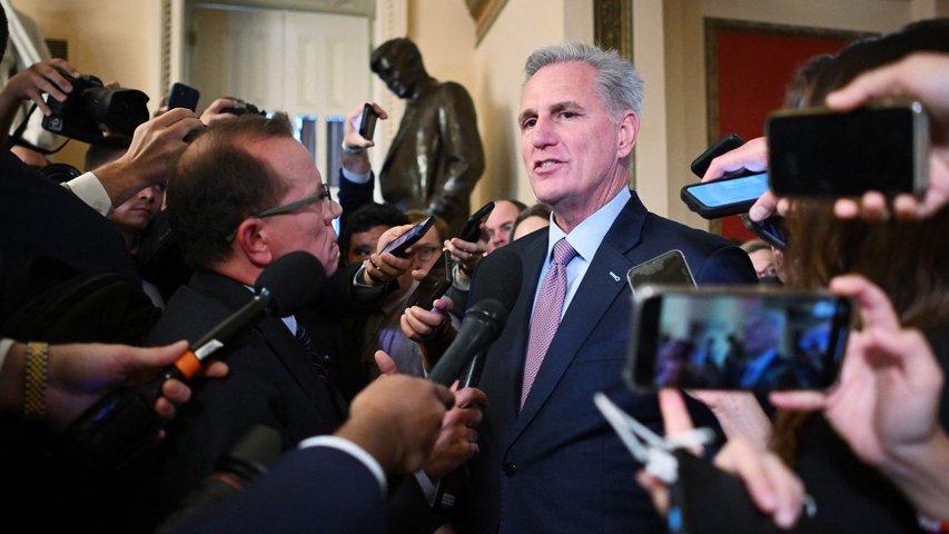 LIVE: Outgoing Speaker McCarthy Holds First Press Conference After House Vote