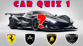 CAR QUIZ 1 | GUESS THE NAME OF THE CARS? How many of these did you know?