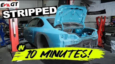 £25,000 2JZ Silvia S15 gets stripped ready for restoration