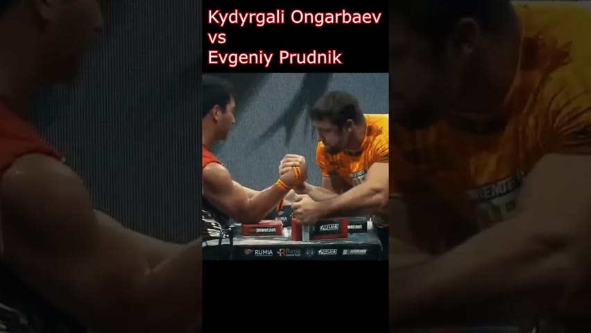 The Kazakhstani Armwrestling Champion "The Surprise" Kydyrgali Ongarbaev