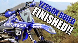 WE ARE DONE! - Yamaha YZ250 dirt bike build