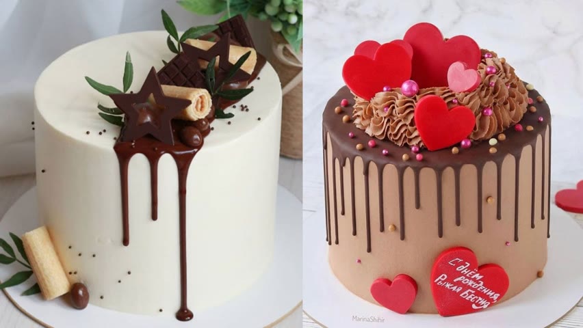 Easy Chocolate Birthday Cake Recipes | Yummy Yummy | So Yummy Chocolate Cake Decorating Ideas