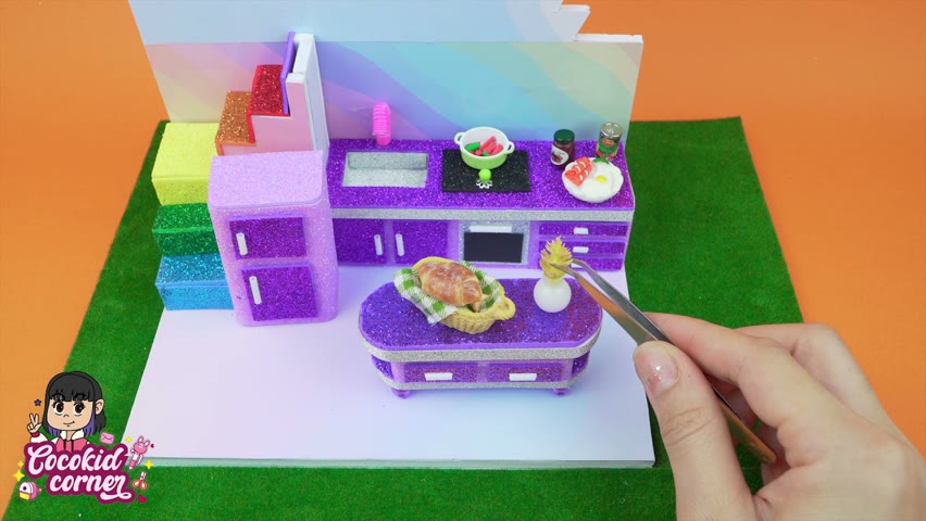 DIY Miniature 3-Floor Villa With Swimming Pool | DIY Miniature House | Cocokid Corner