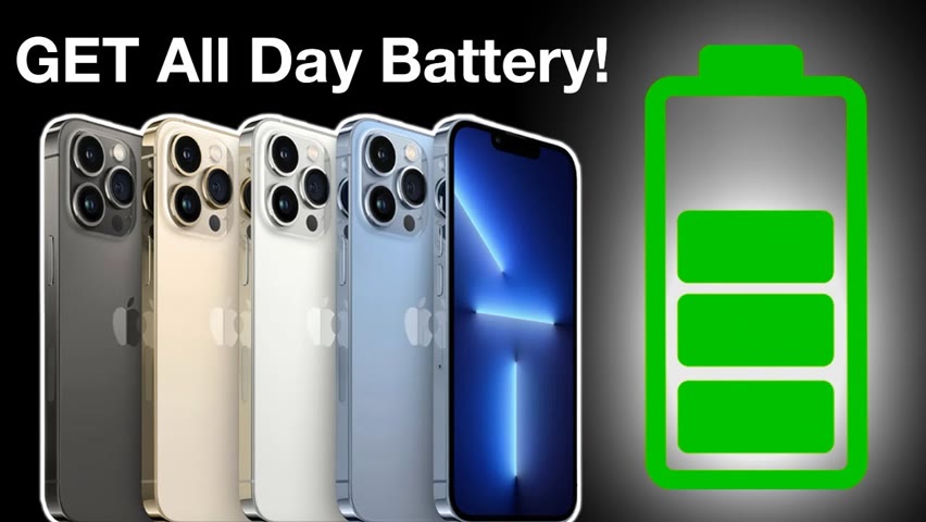 iPhone 13 Pro Max Battery Life - Make it Last ALL DAY!