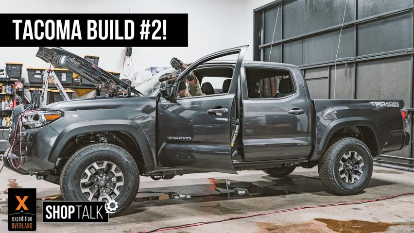 EP6 SHOP TALK//Tacoma Build #2! Life Hack-Upgrading the stock power ports & wiring in GPS & GoPro's.