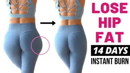 Lose hip fat reduce cellulite 14 day challenge! effective exercises to sculpt hips and booty
