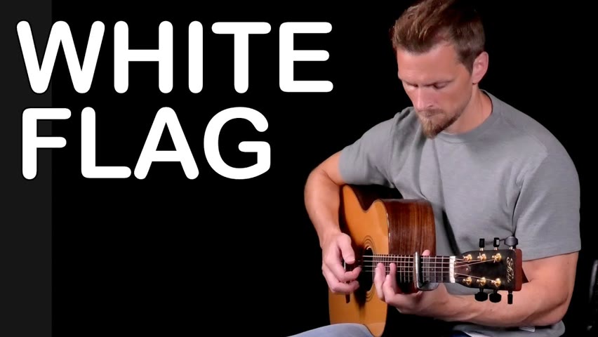 White Flag - (Dido) Fingerstyle Guitar Cover